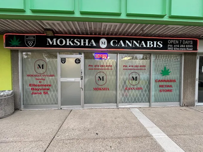 Moksha Cannabis - Moksha Cannabis - Ellesmere Road, Scarborough store front