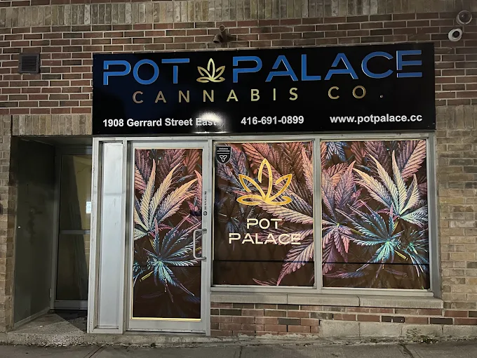 Pot Palace Cannabis Co. store front