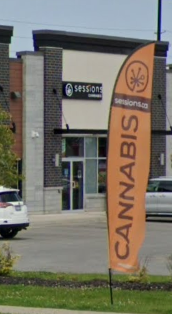 SESSIONS CANNABIS store front