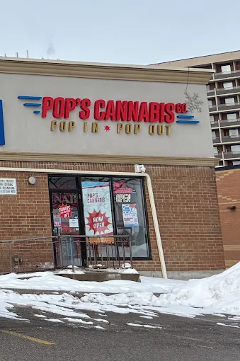 pop’s cannabis co store front