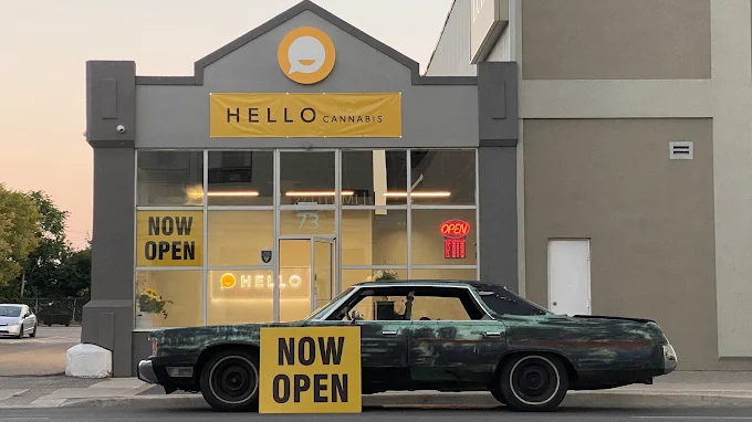 Hello Cannabis store front