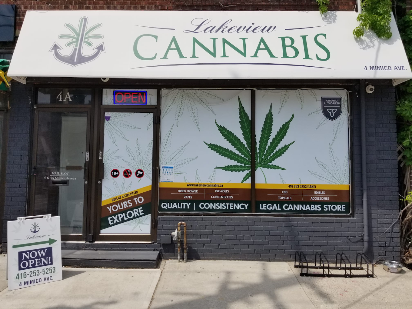 Lakeview Cannabis store front