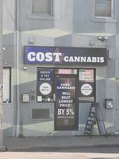 COST CANNABIS store front
