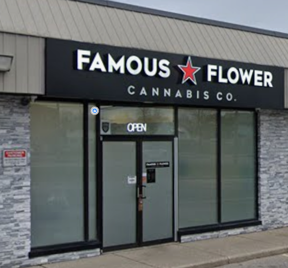 Famous Flower Cannabis Co store front