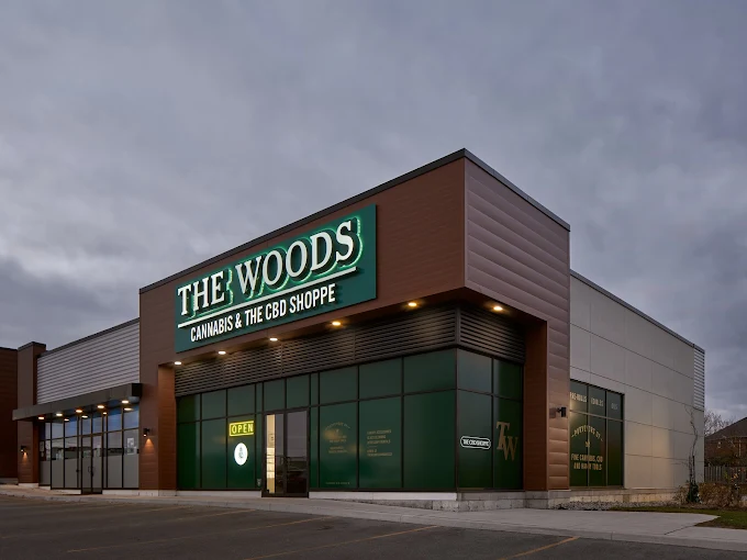 The Woods Cannabis store front
