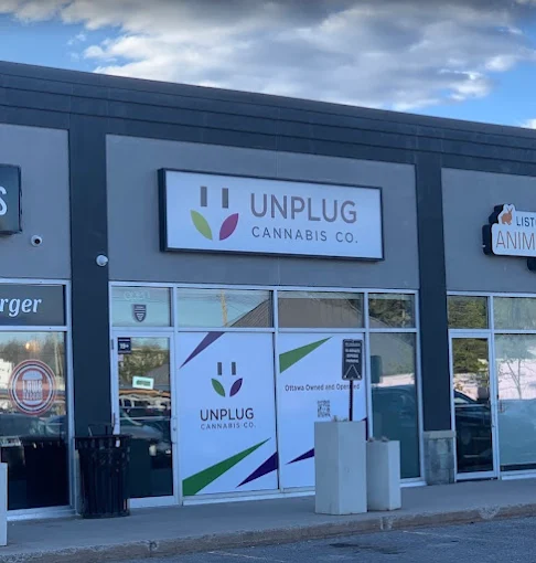 Unplug Cannabis Co. store front