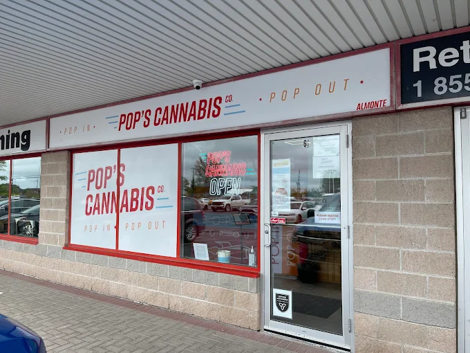 Pops Cannabis Co store front