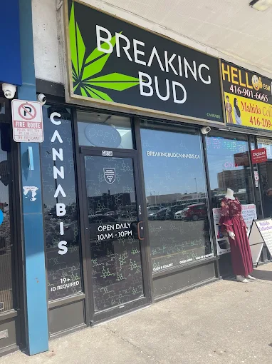 Breaking Bud Cannabis store front