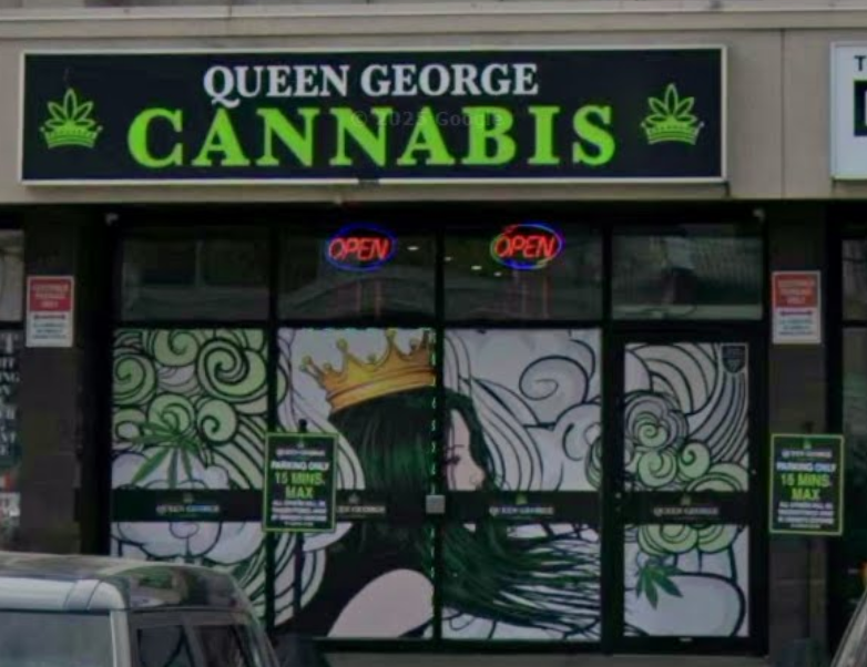 Queen George Cannabis store front