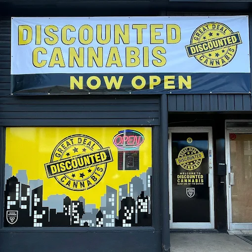 Discounted Cannabis store front