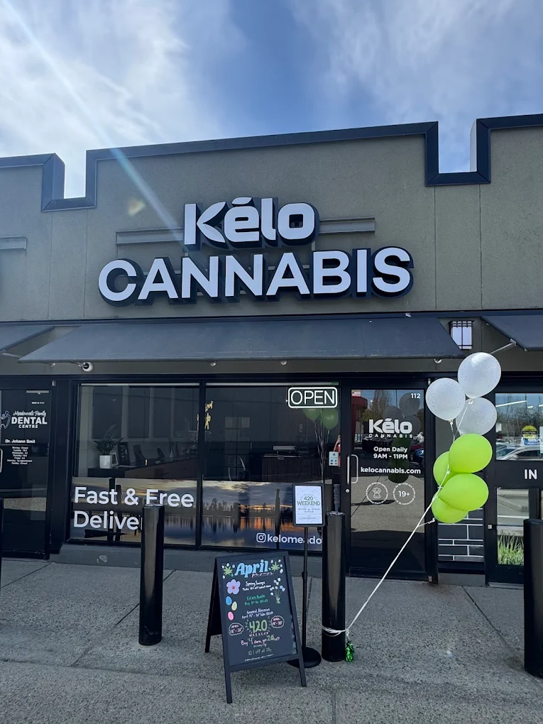 Kelo Cannabis - Pitt Meadows store front