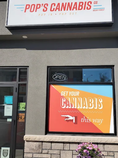 Pop's Cannabis Co. - Pop's Cannabis Co. - Mount Forest store front