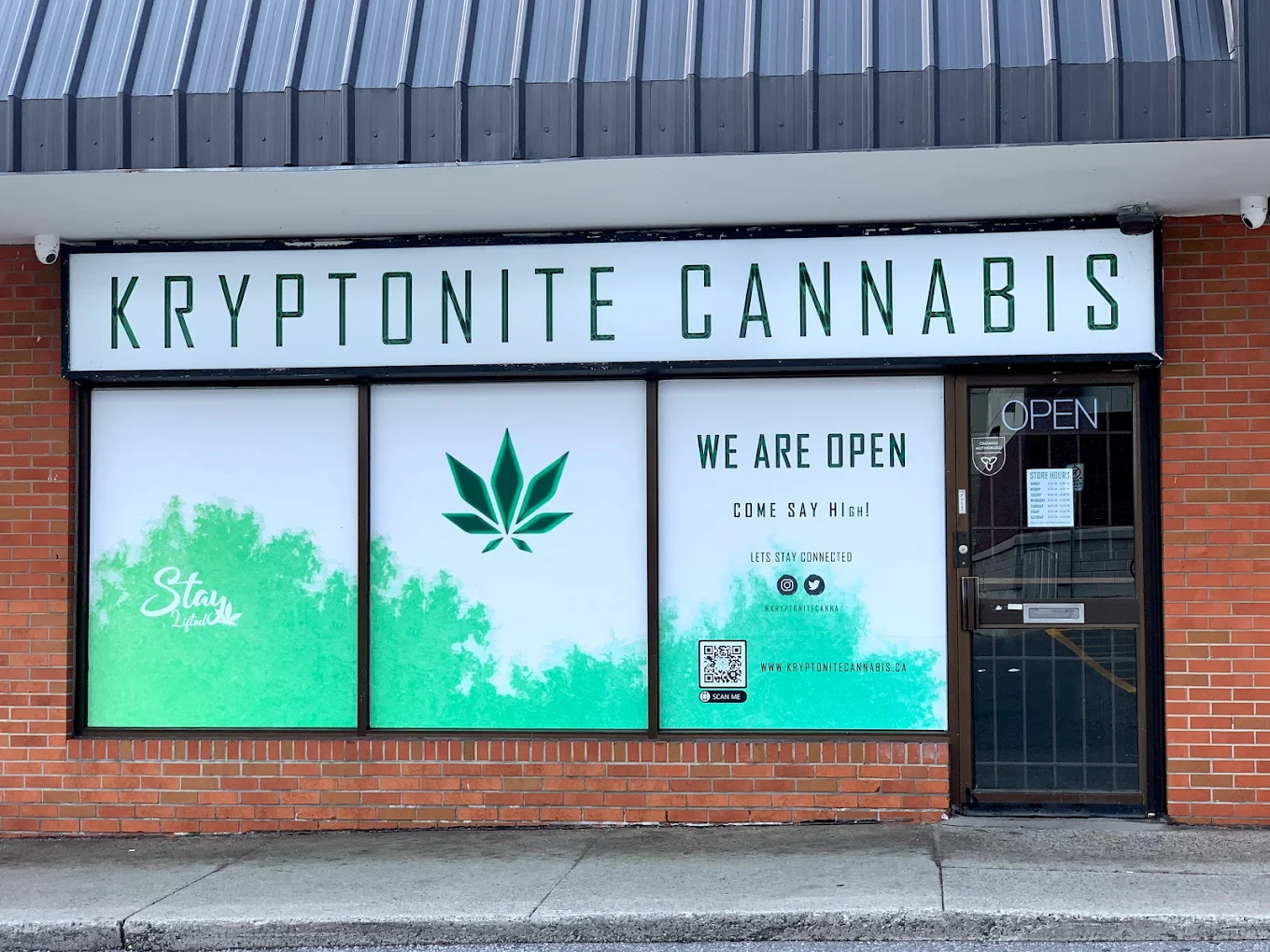 Kryptonite Cannabis - Kryptonite Cannabis - Oshawa store front