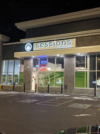 Sessions Cannabis - Orillia store front