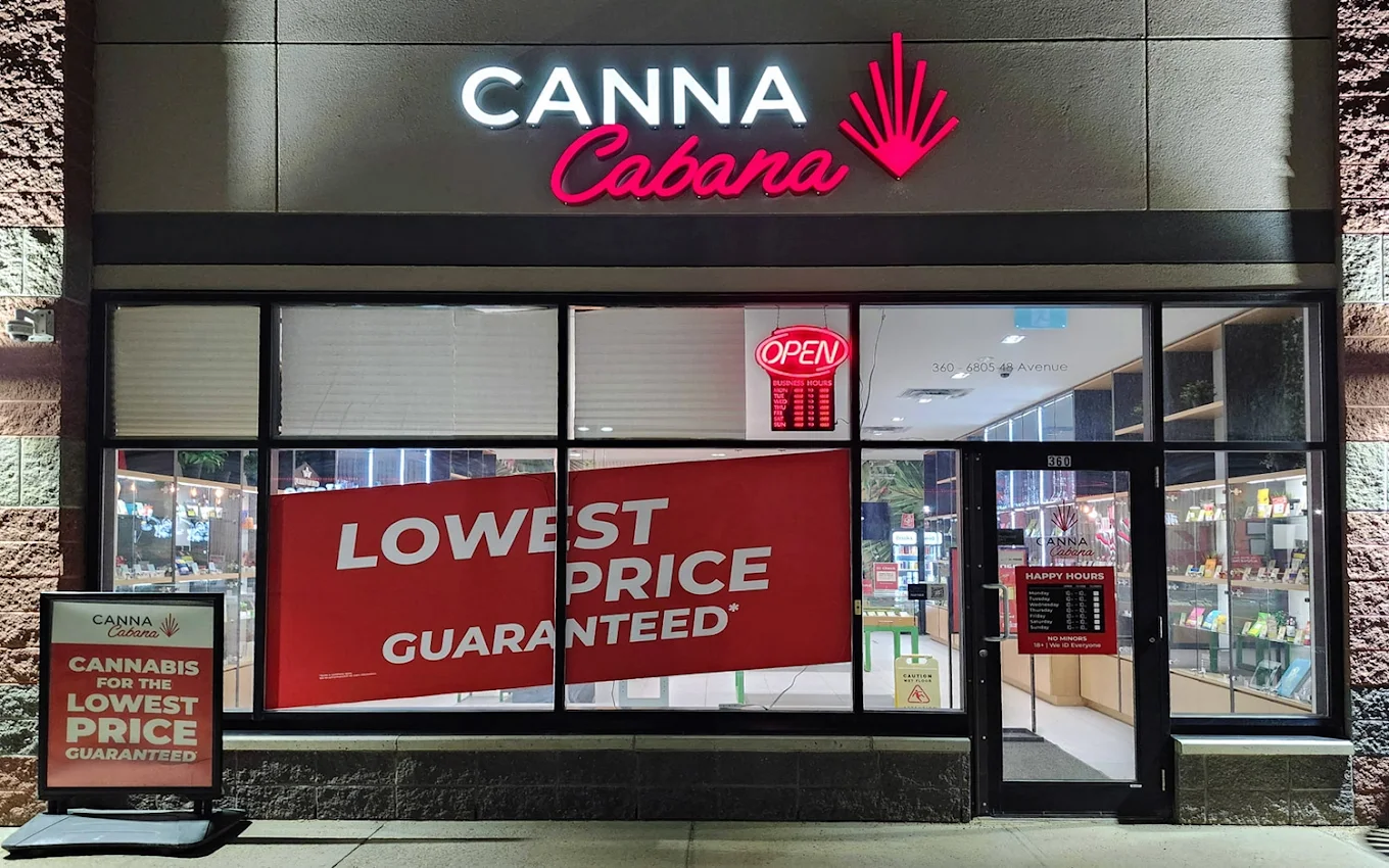 Canna Cabana - Camrose store front