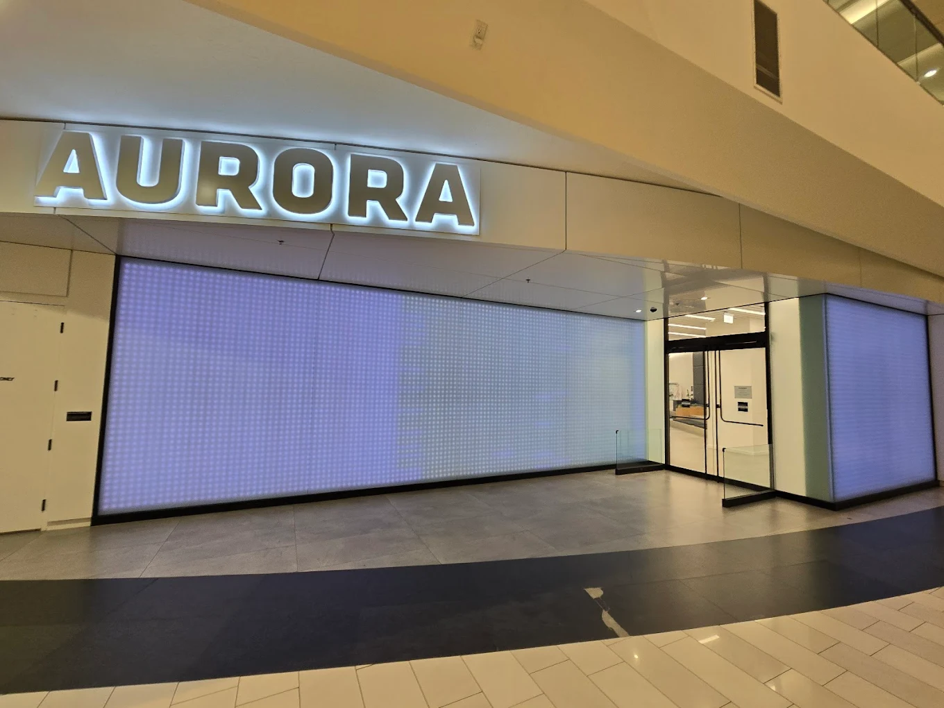 Aurora Cannabis - Aurora Cannabis - West Edmonton Mall store front
