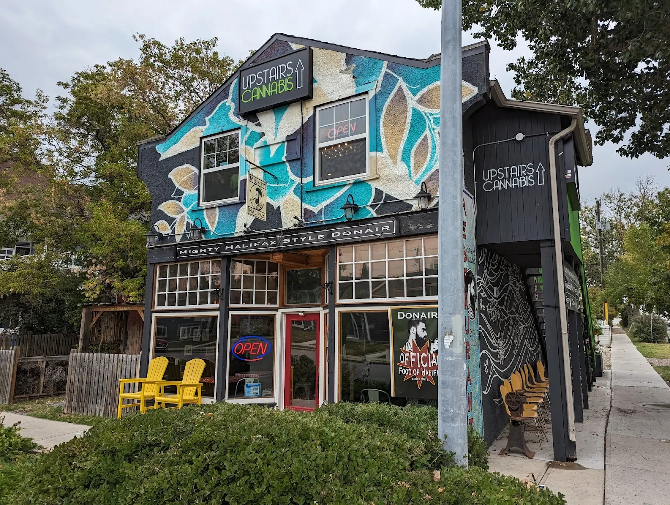 Upstairs Cannabis store front