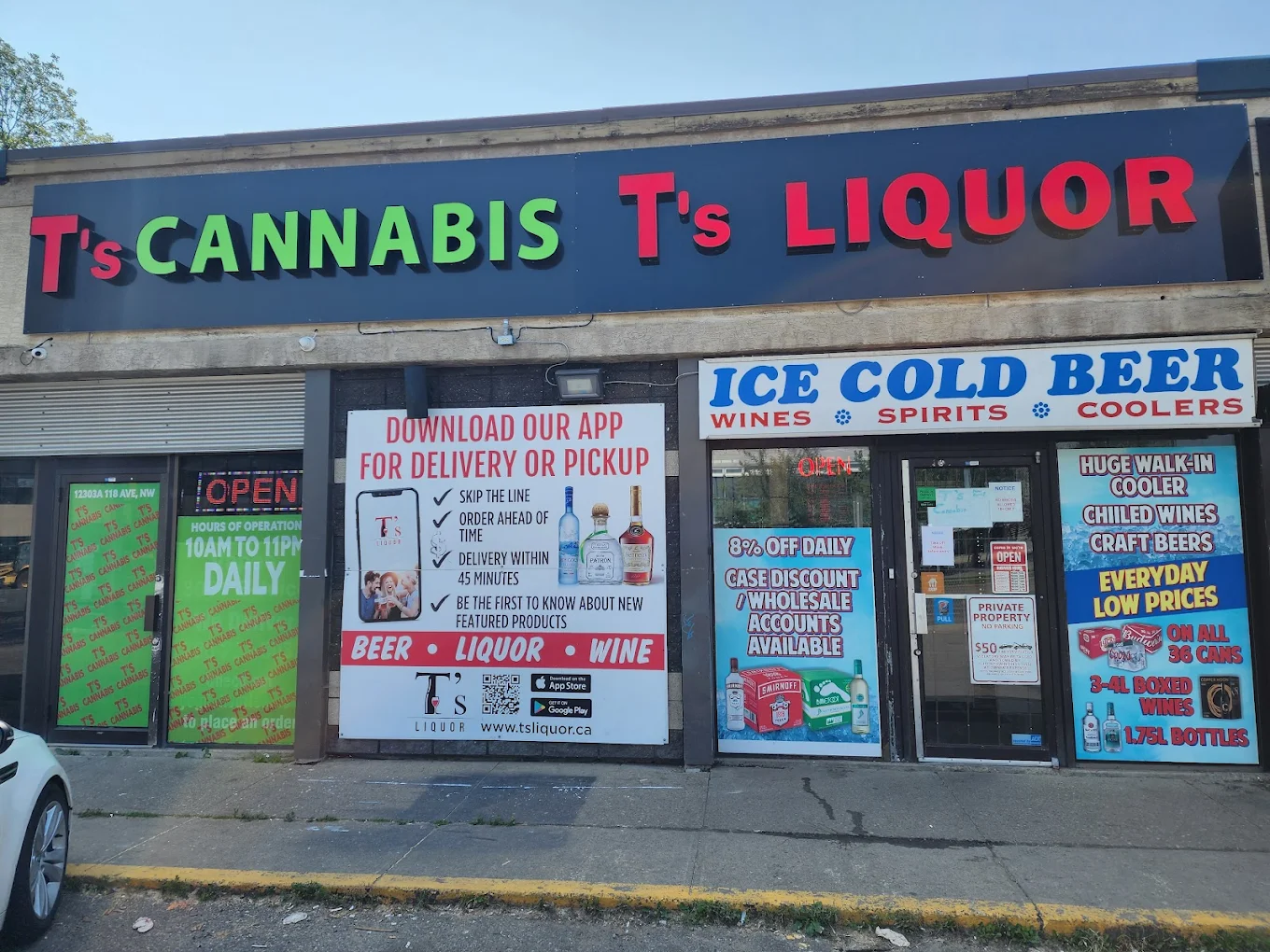 T's Cannabis - T's Cannabis store front