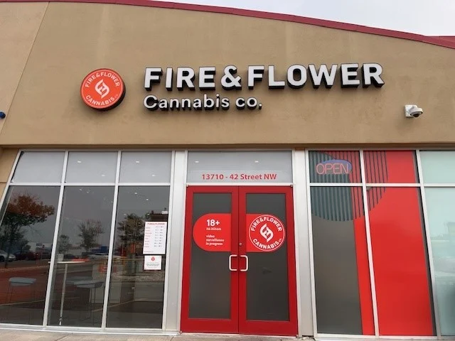 Fire & Flower Cannabis Co. - Fire & Flower Cannabis Co. - Edmonton Clareview store front