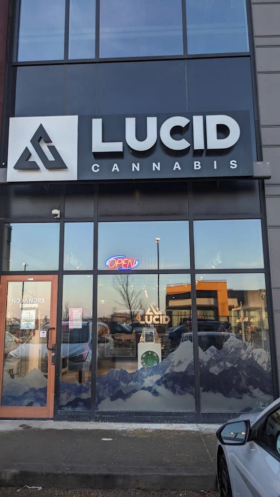 Lucid Cannabis - Lucid Cannabis - Edmonton Brintnell store front