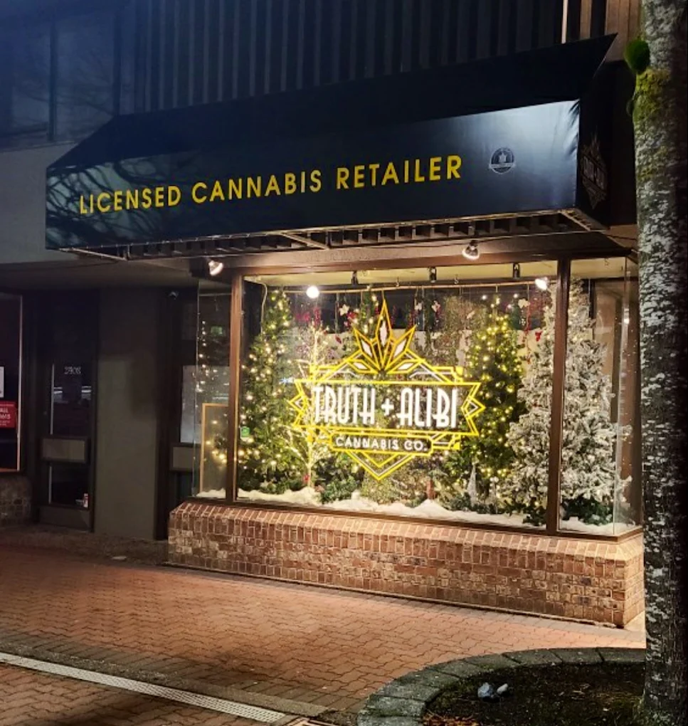 Truth + Alibi Cannabis Co. store front