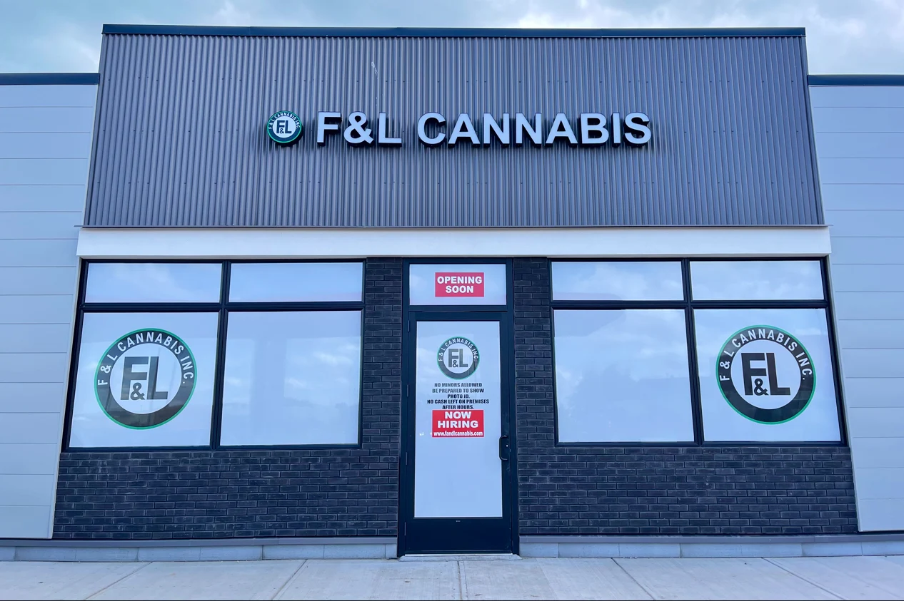 F&L Cannabis Inc. - F&L Cannabis Inc. - Rimbey store front