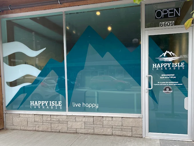 Happy Isle Cannabis Company - Happy Isle Cannabis Company - Bowen Island store front