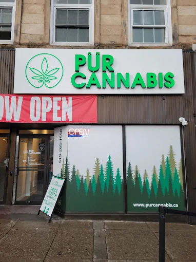 Pur Cannabis - Pur Cannabis - Guelph Downtown store front