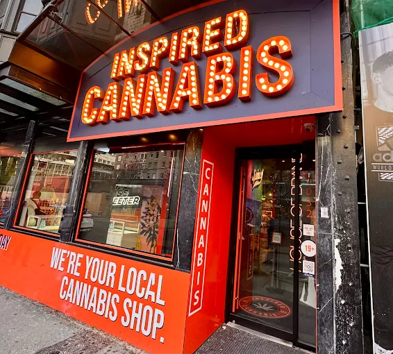 Inspired Cannabis - Downtown Vancouver store front