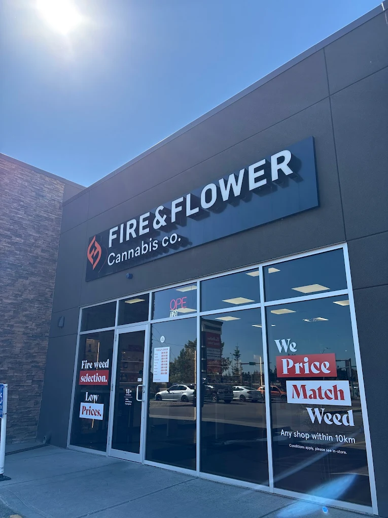 Fire & Flower Cannabis Co. - Fire & Flower Cannabis Co. - Red Deer store front