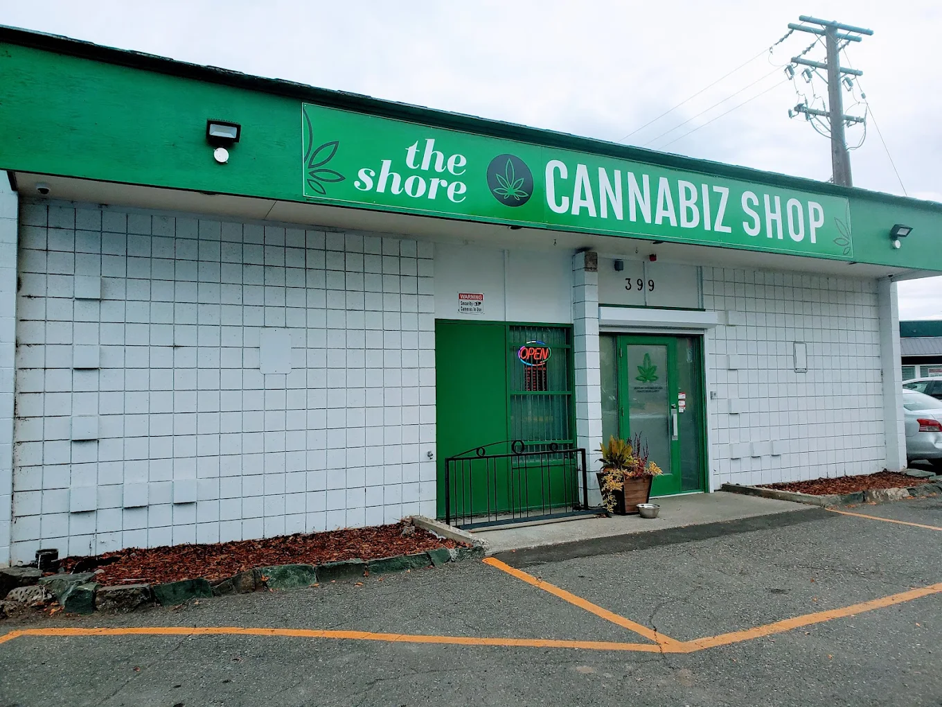The Shore Cannabiz Shop store front