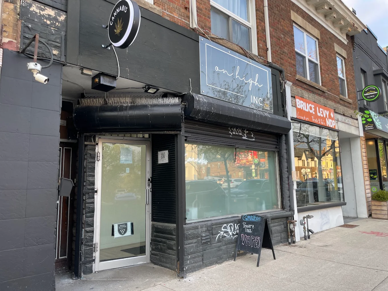 On High Inc. store front