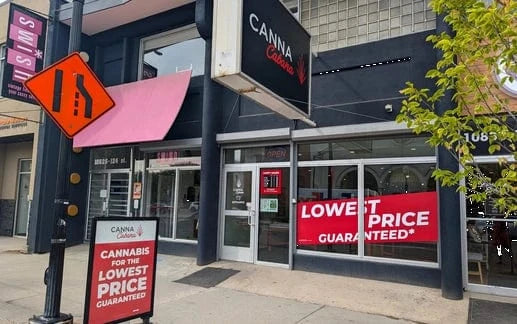 Canna Cabana - 124th Street Edmonton store front