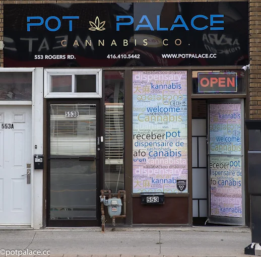 Pot Palace Cannabis Co. - Rogers Rd store front