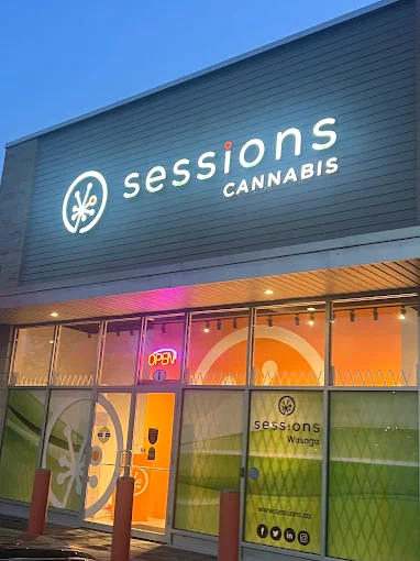 Sessions Cannabis - Sessions Cannabis - Wasaga Beach store front