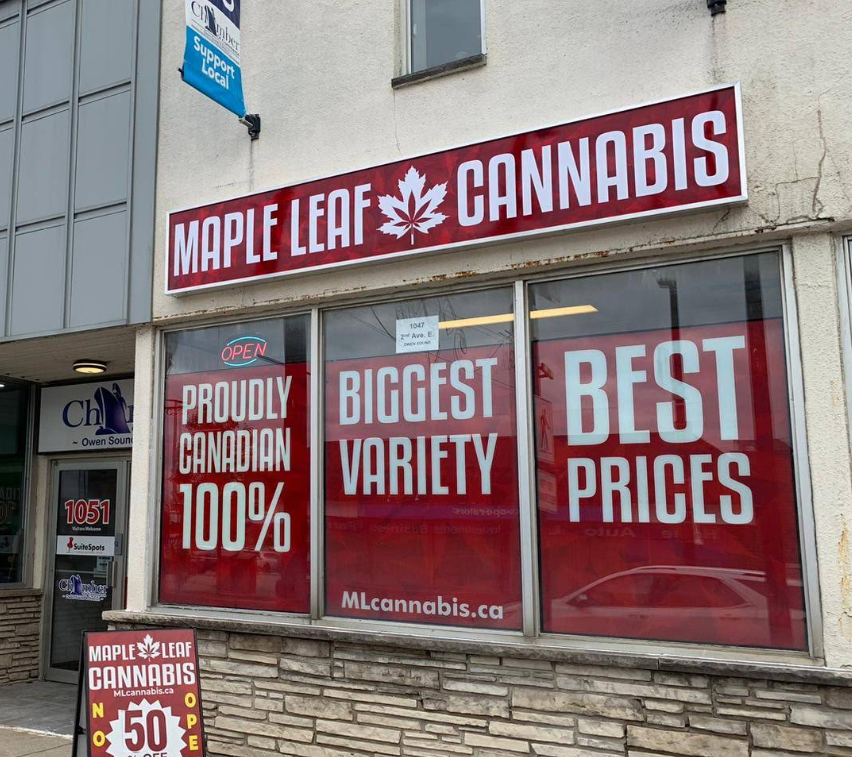 Maple Leaf Cannabis - Maple Leaf Cannabis - Owen Sound store front