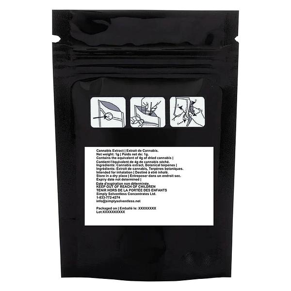 Frootyhooty - Honey Berry Hype Distillate & Live Rosin Disposable Vape image 3