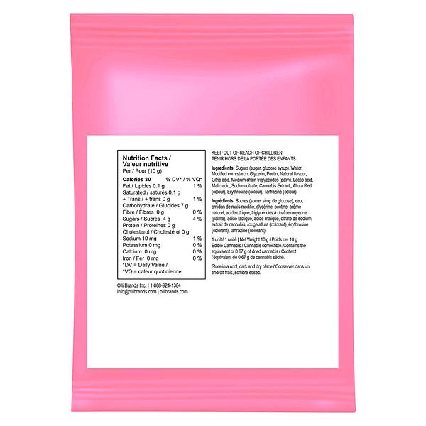 Olli StikiStix - 100 CBD Pink Lemonade Punch Gummy