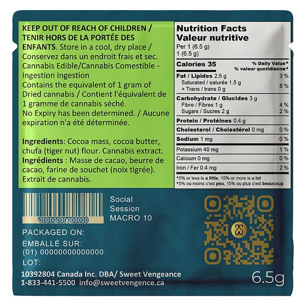 Social Sessions - Macro 10 - Vegan “Mylk” Chocolate