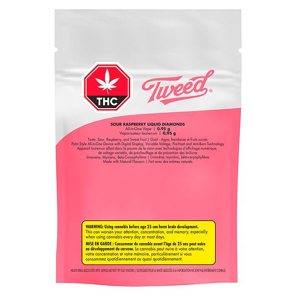 Tweed - Sour Raspberry Liquid Diamonds All In One