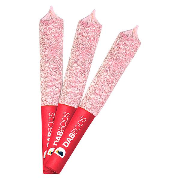 Dab Bods - XO Strawbae Diamond Dusted Infused Pre Roll