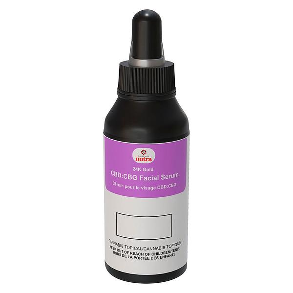 Naturally Nutra - 24k Gold CBD:CBG Facial Serum image 1