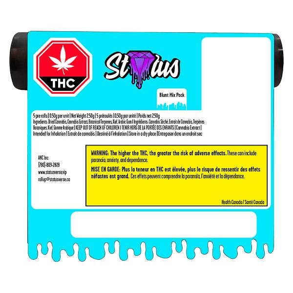 Status - Liquid Diamond Infused Kief Coated Blunt Mix Pack