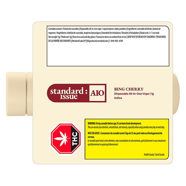 Standard Issue - Bing Cherry All-in-One Vape