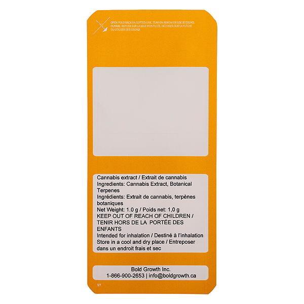 BOLD GLAZED - Juicy Pineapples Liquid Diamond 510 Thread Cartridge