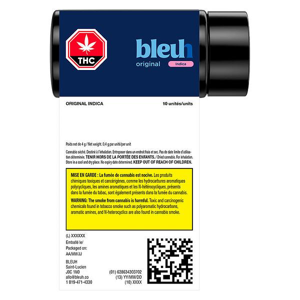 Bleuh - Original Indica Pre Roll image 3