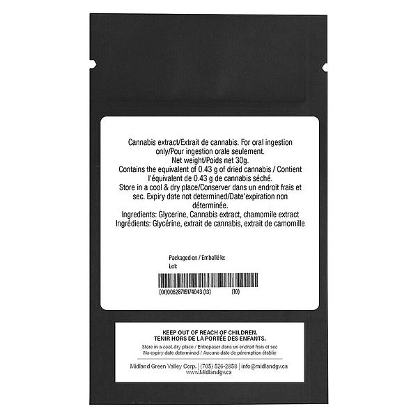 QCBD - Lights Out Chamomile CBD Infusion Oil image 4