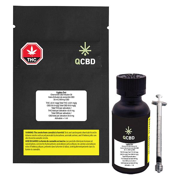 QCBD - Lights Out Chamomile CBD Infusion Oil image 5
