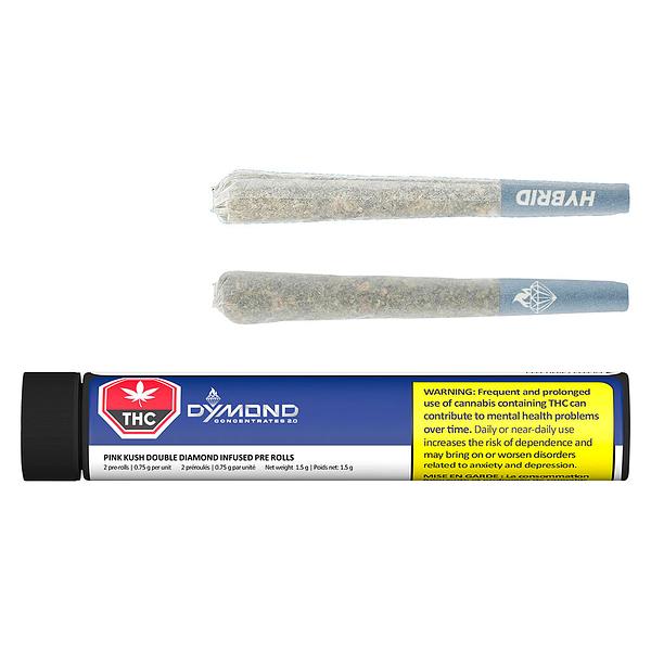 Dymond Concentrates 2.0 - Pink Kush Double Diamond Infused Pre-Rolls image 4