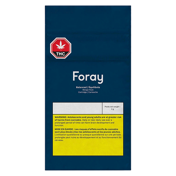 Foray - Mango Haze Balanced 510 Thread Cartridge
